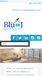 Mobile Screenshot of blujagency.com